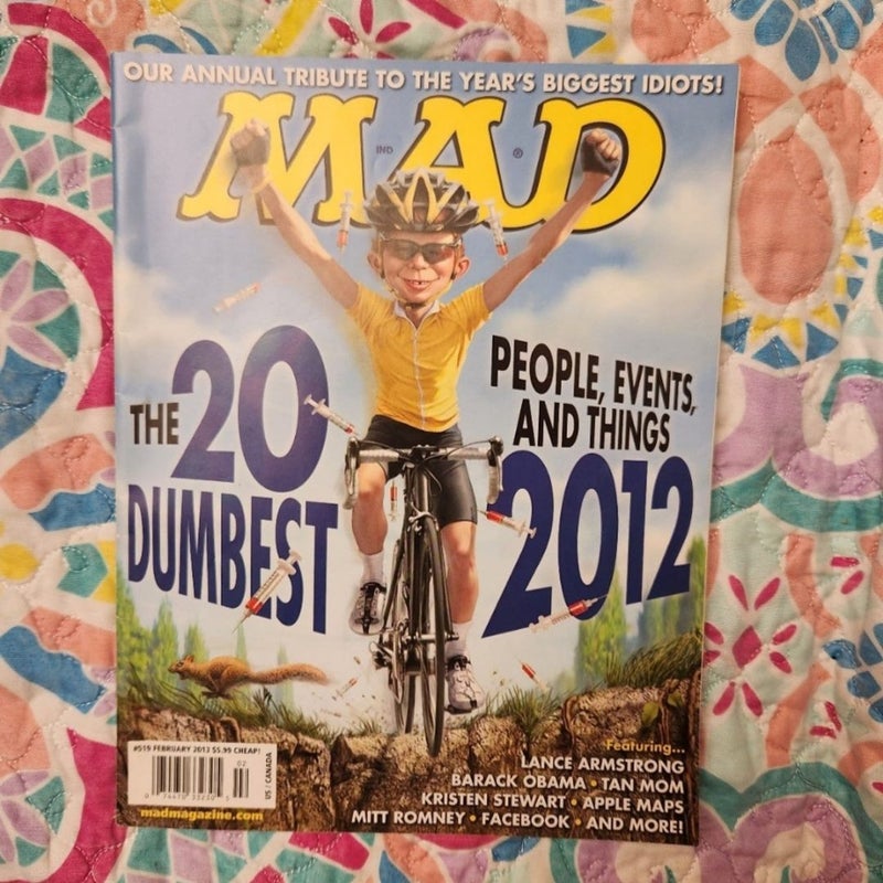 MAD Magazine Annual Tribute To The Years Biggest Idiots 2012