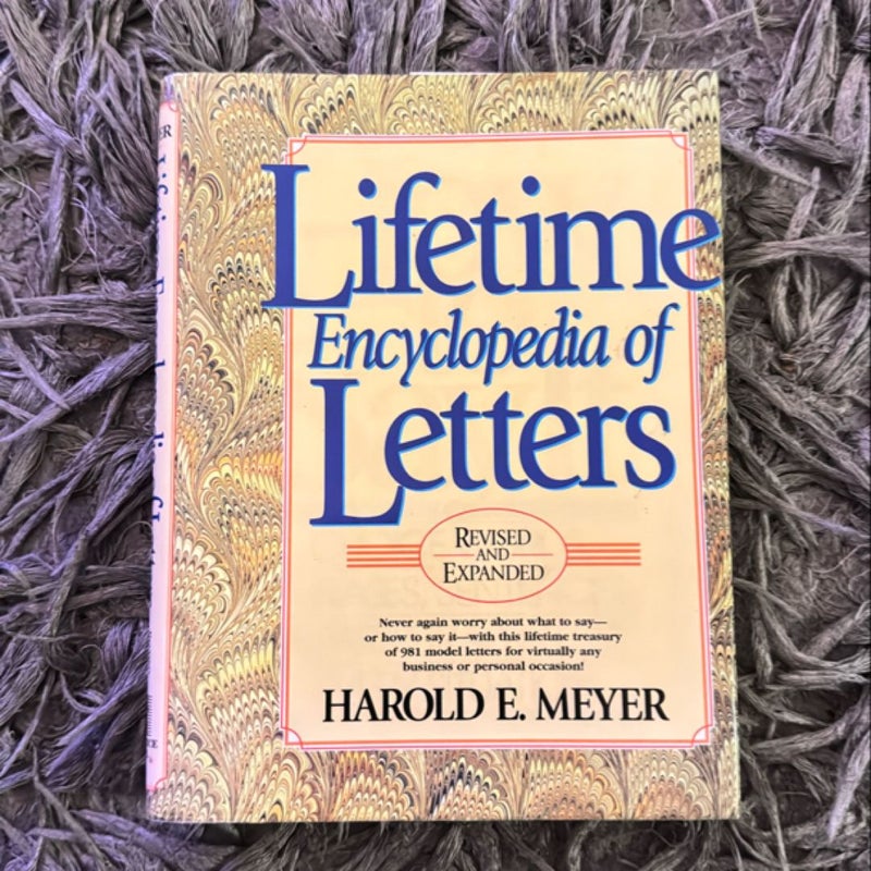 Lifetime Encyclopedia of Letters