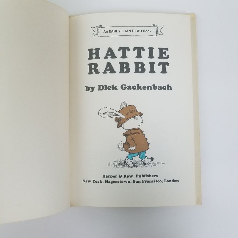 Hattie Rabbit (An EARLY I Can Read Book)