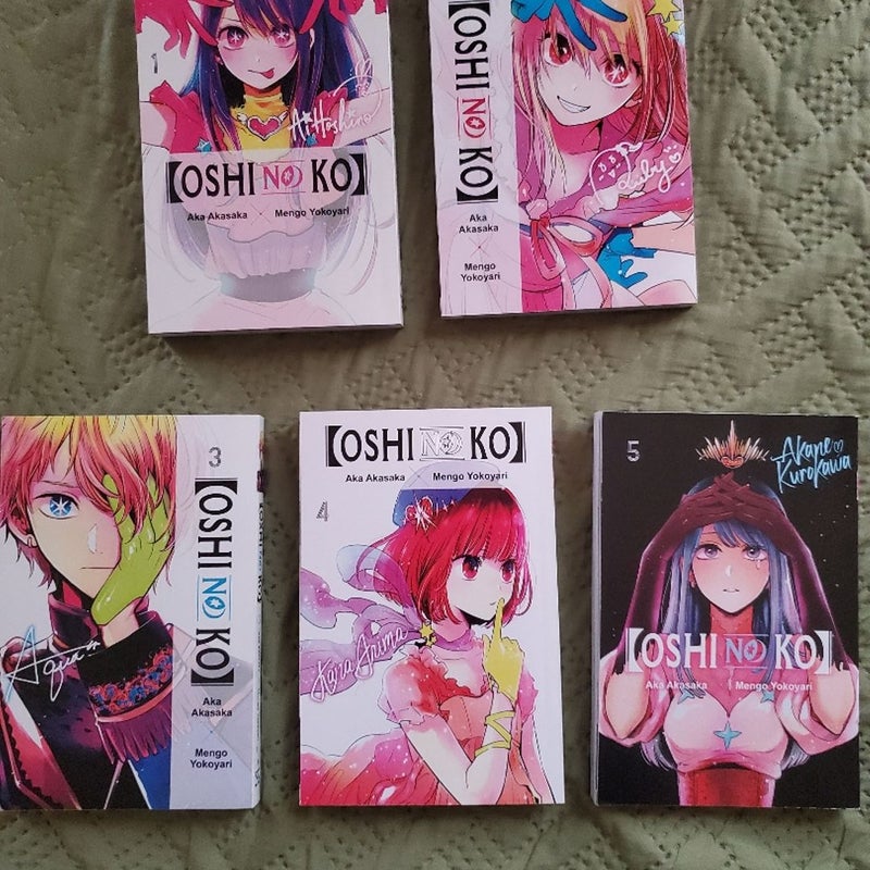 Oshi no Ko volumes 1-5