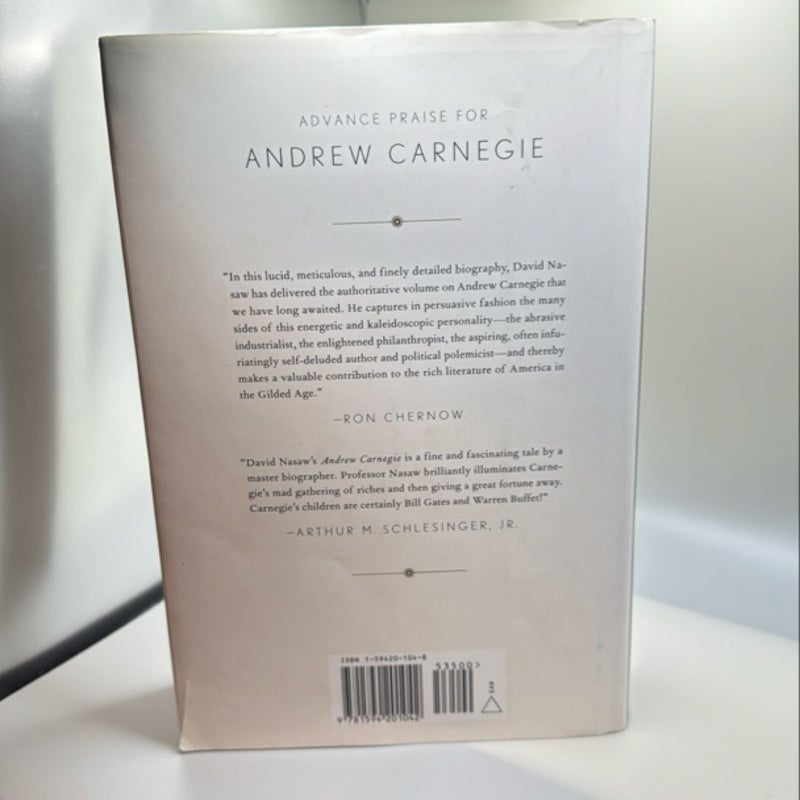 Andrew Carnegie 1st edition 