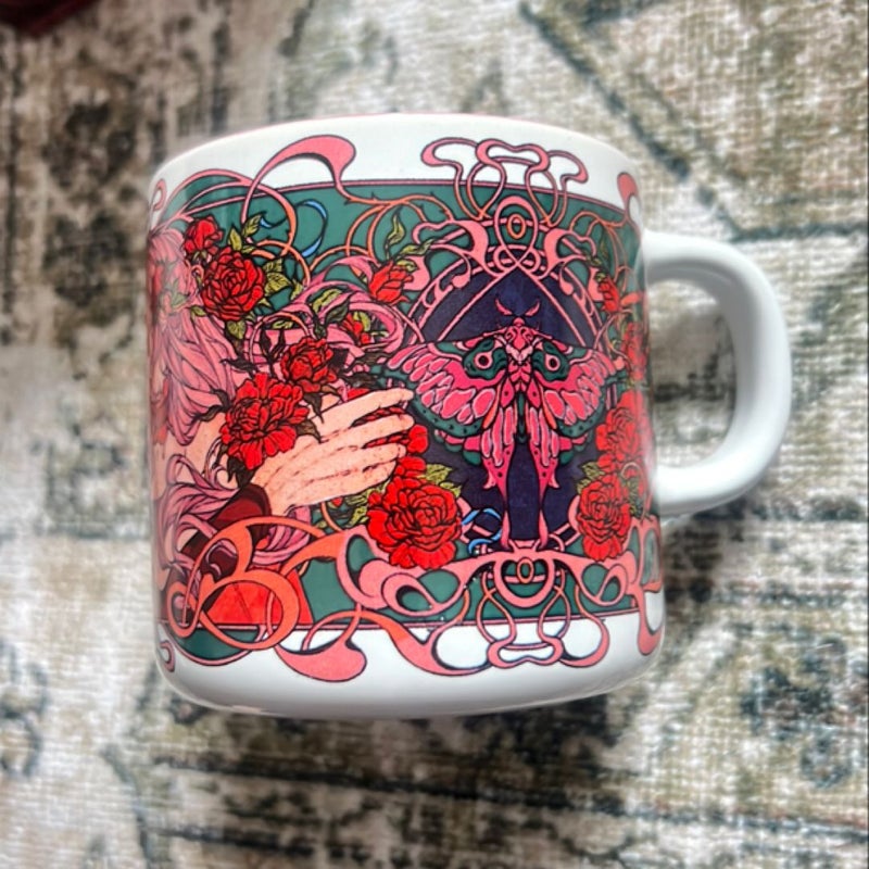 Fairyloot Crimson Moth mug