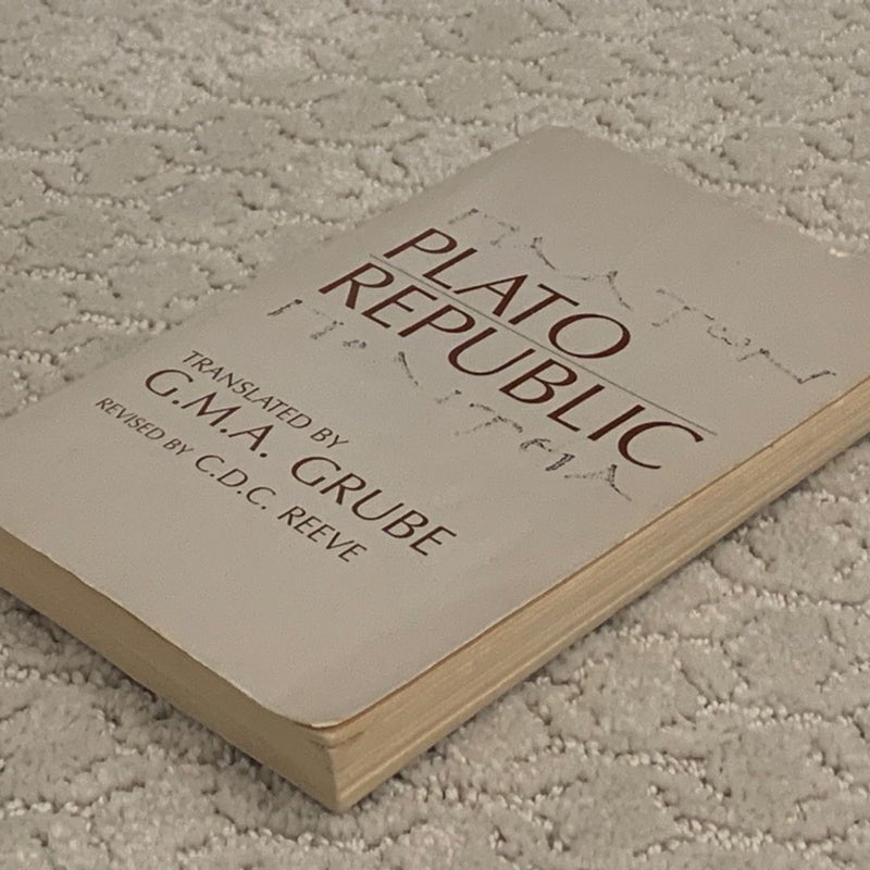 Plato Republic Translated by G.M.A. Grube 