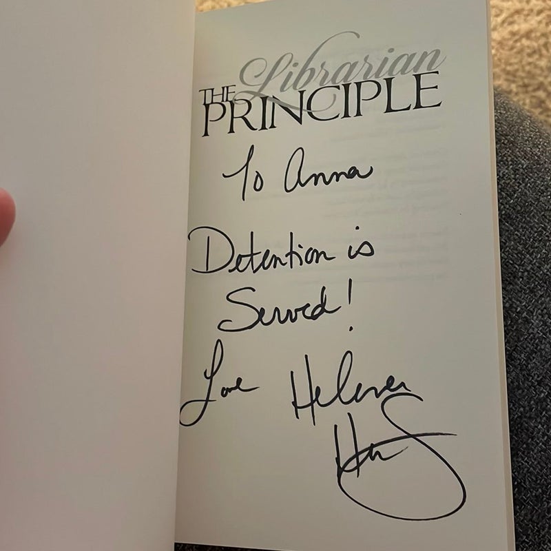 The Librarian Principle (original cover signed by the author)