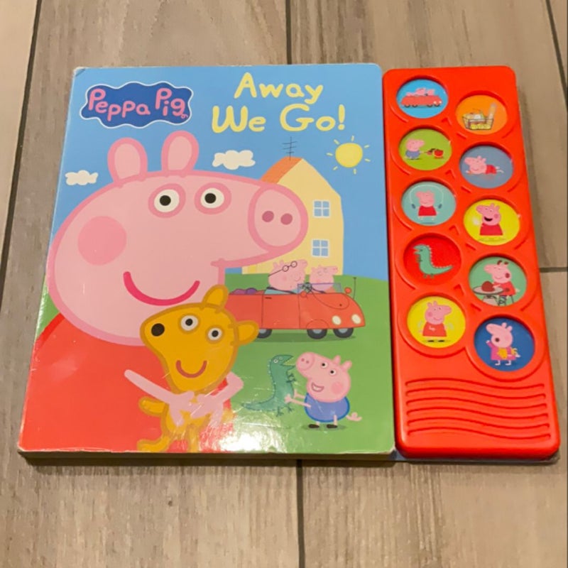 Peppa Pig: Away We Go! Sound Book
