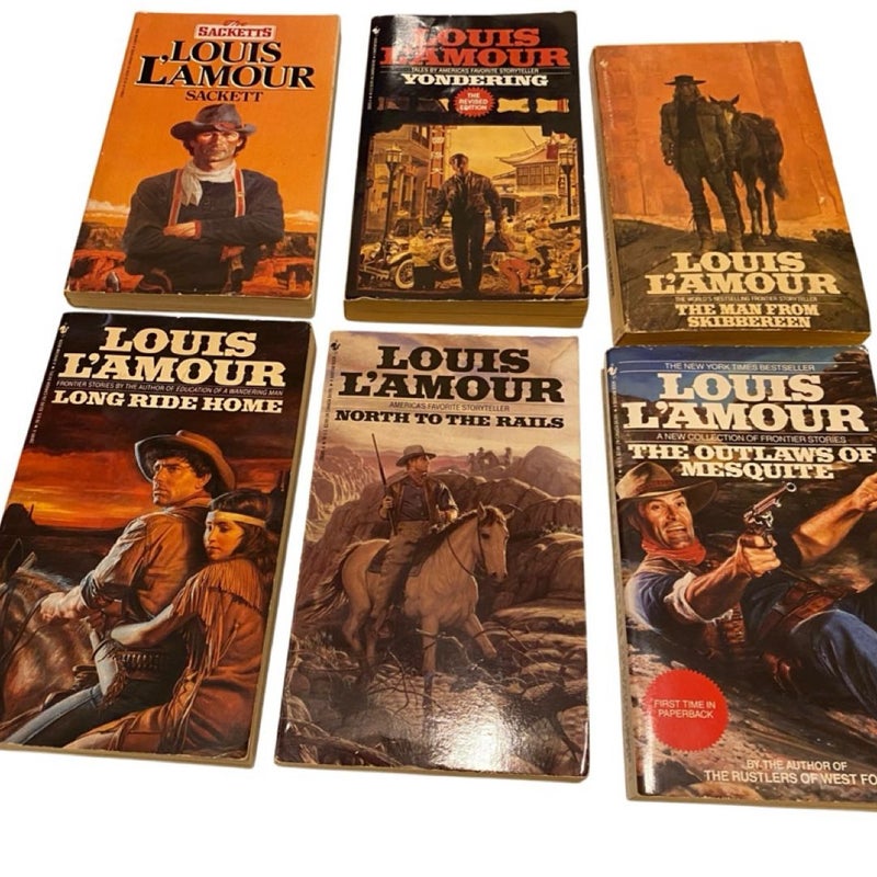 Lot Of 6 Sackett Long Ride Home Yondering