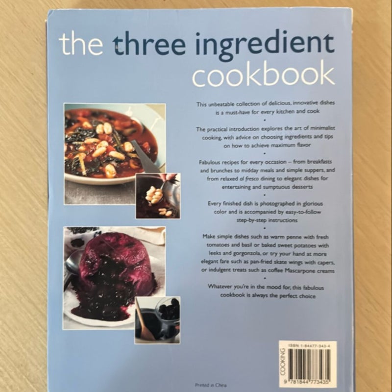 The Three Ingredient Cookbook