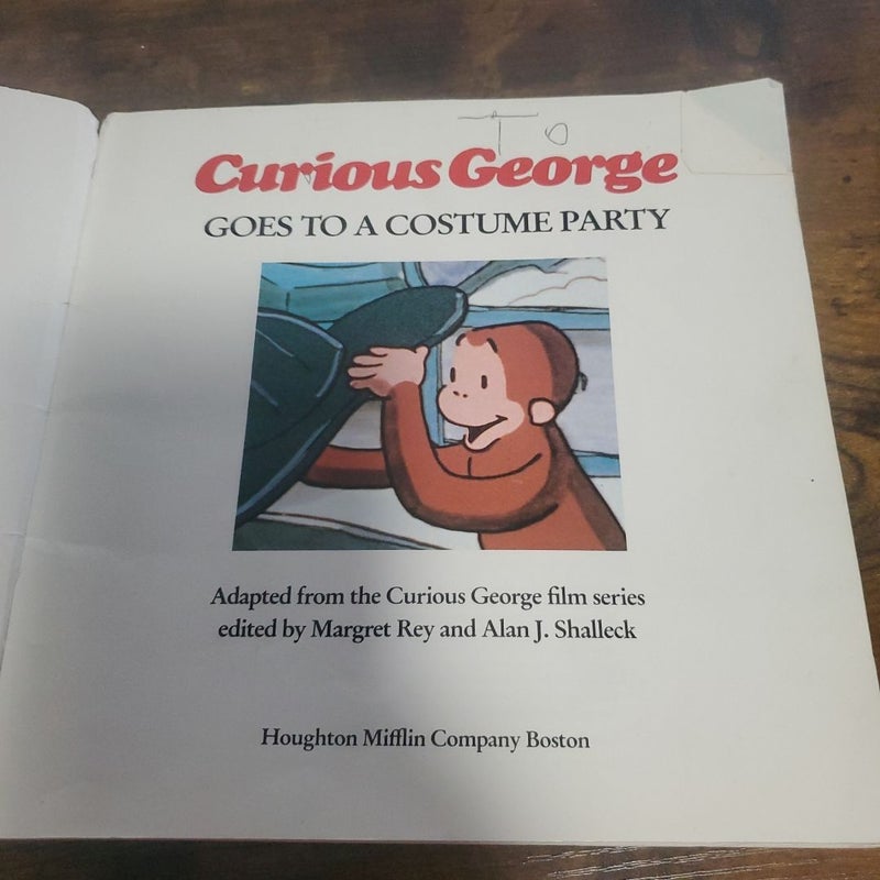 Curious George Goes to a Costume Party