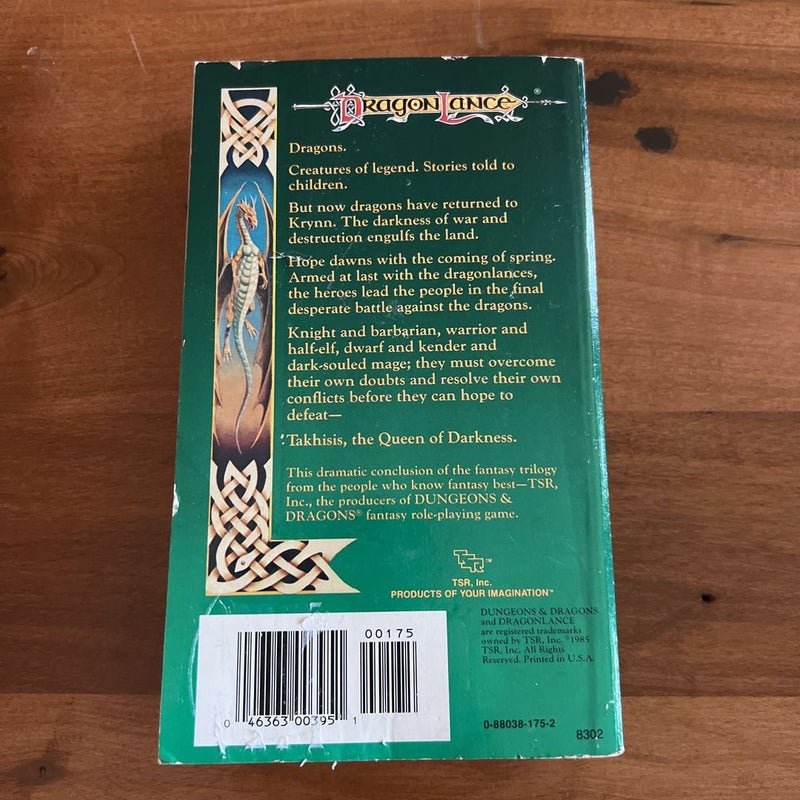 Dragon Lance Chronicles Vol 3: Dragons of Spring Dawning