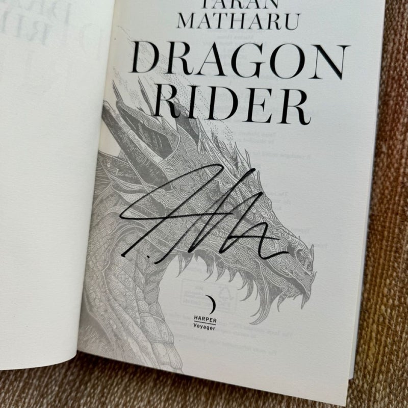 Dragon Rider Waterstones signed 