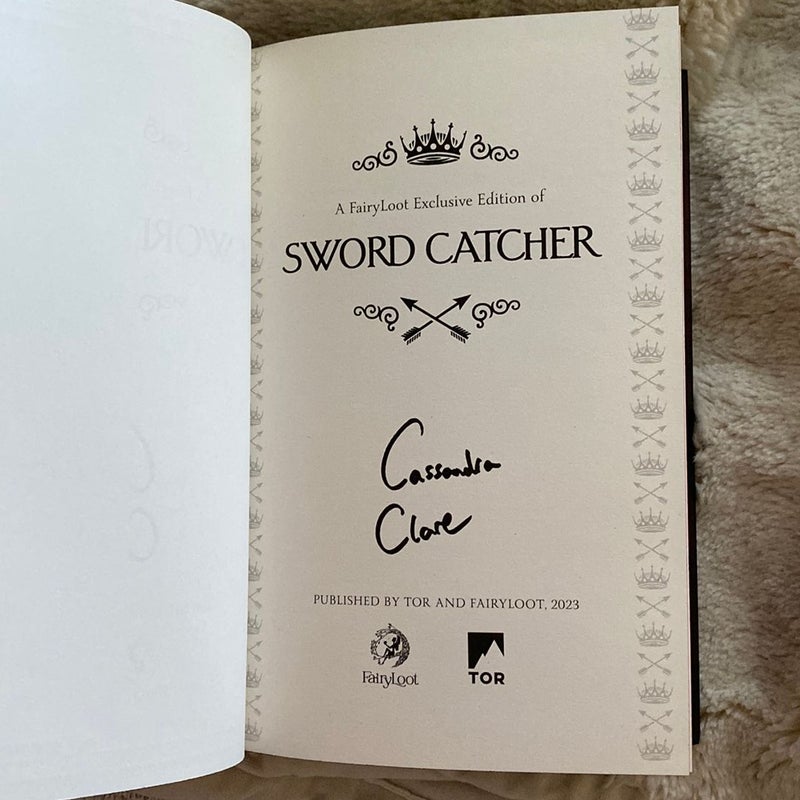 Sword Catcher - Fairyloot Signed Edition