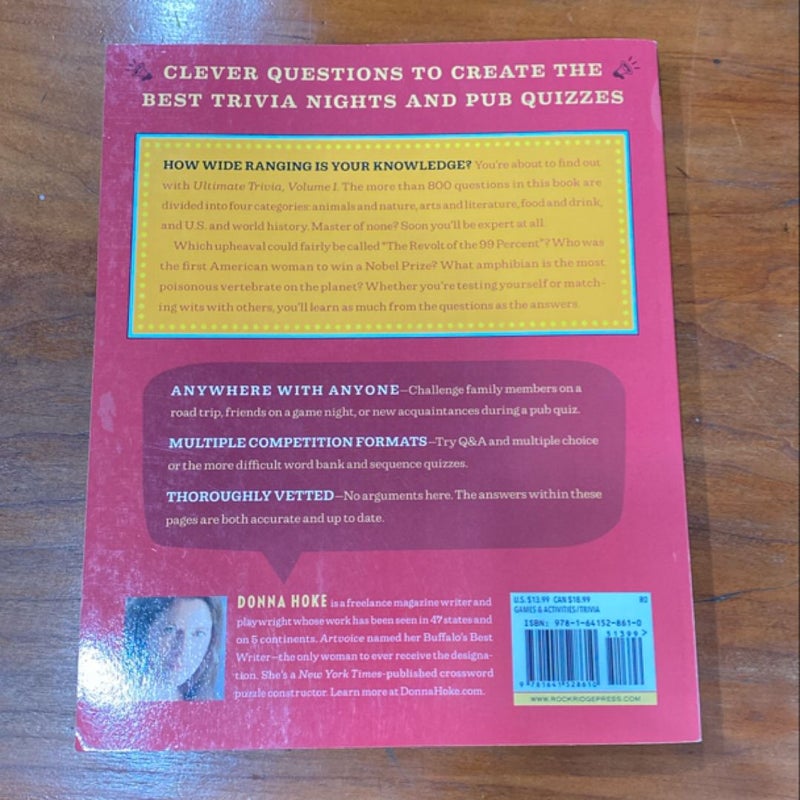 Ultimate Trivia, Volume 1