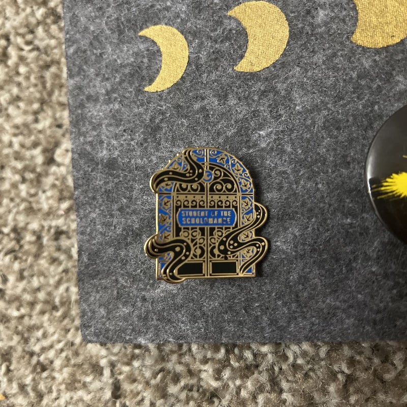 Bookish pins