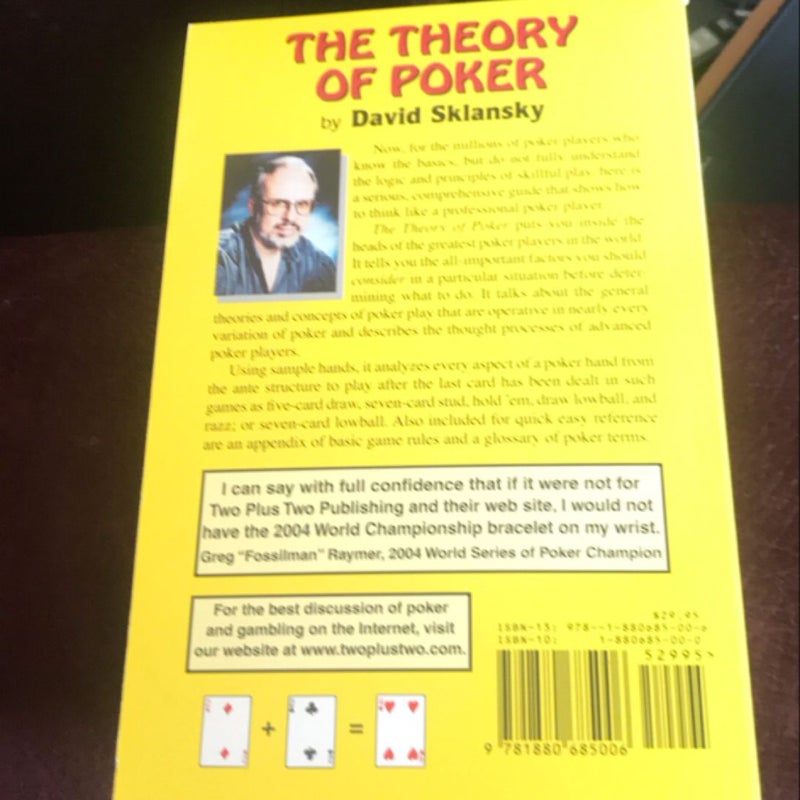 The Theory of Poker