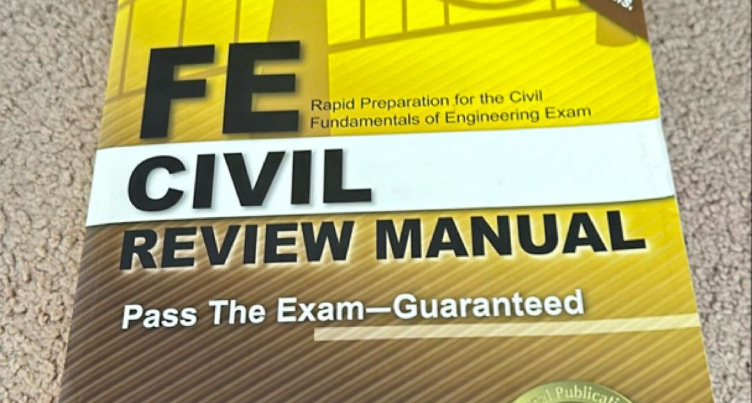 洋書 FE Civil Review Michael R. Lindeburg FE Civil Review Manual: Lindeburg PE, Michael R