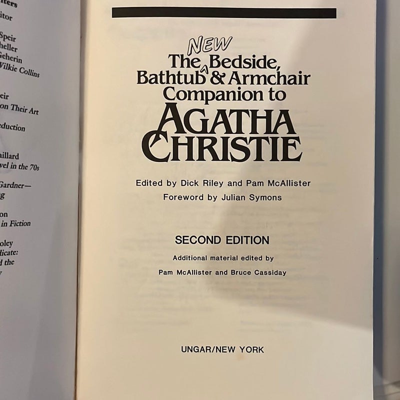 The New Bedside, Bathtub and Armchair Companion to Agatha Christie