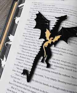 ✨ New! Fourth Wing & Iron Flame by Rebecca Yarros Dragon Bookmark ✨