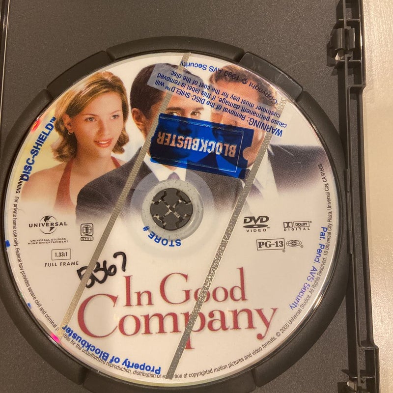 In Good Company DVD Dennis Quaid Scarlett Johansson Topher Grace