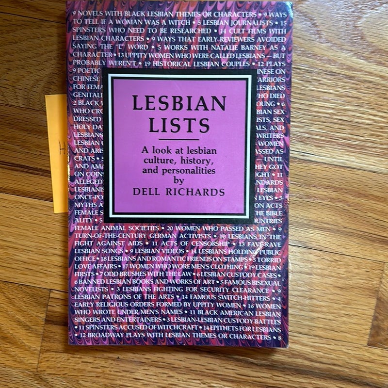 Lesbian Lists