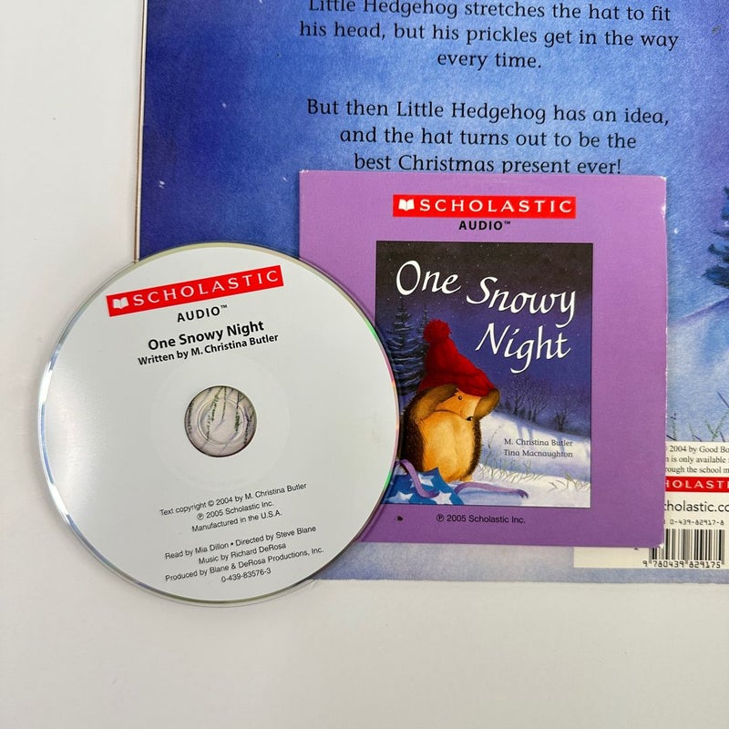 One Snowy Night book and CD