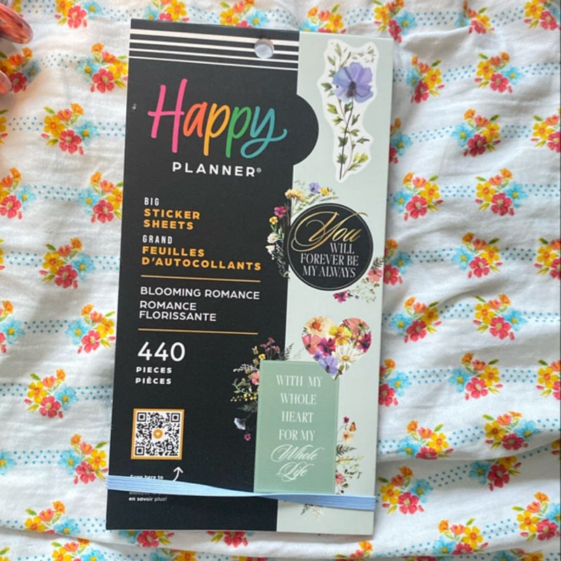 Happy Planner Big Wedding Planner and Organizer + Stickers!