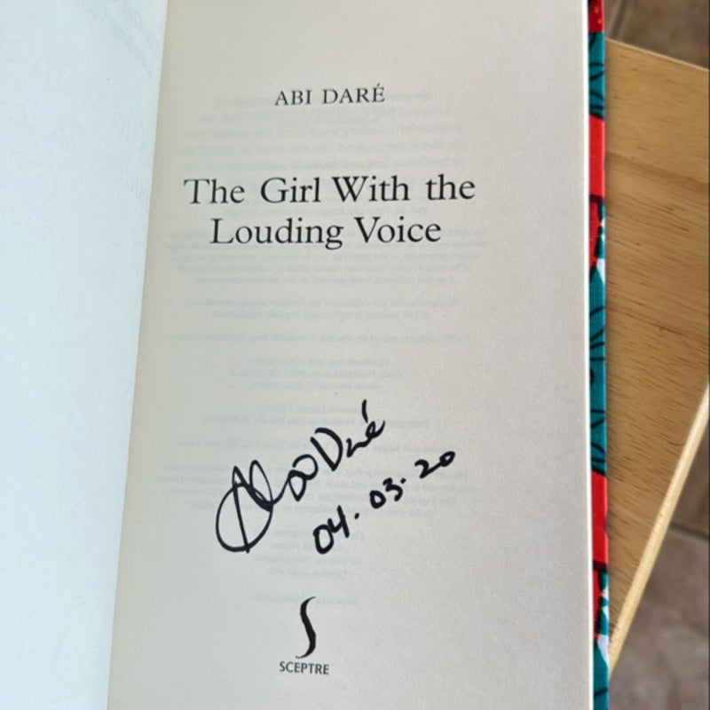 The Girl With The Louding Voice SIGNED
