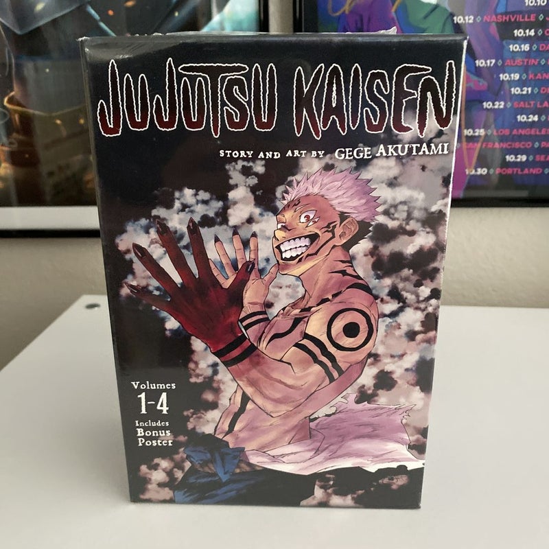 Jujutsu Kaisen Box Set Vols. 1-4 (B&N Exclusive Edition) by Gege Akutami,  Paperback