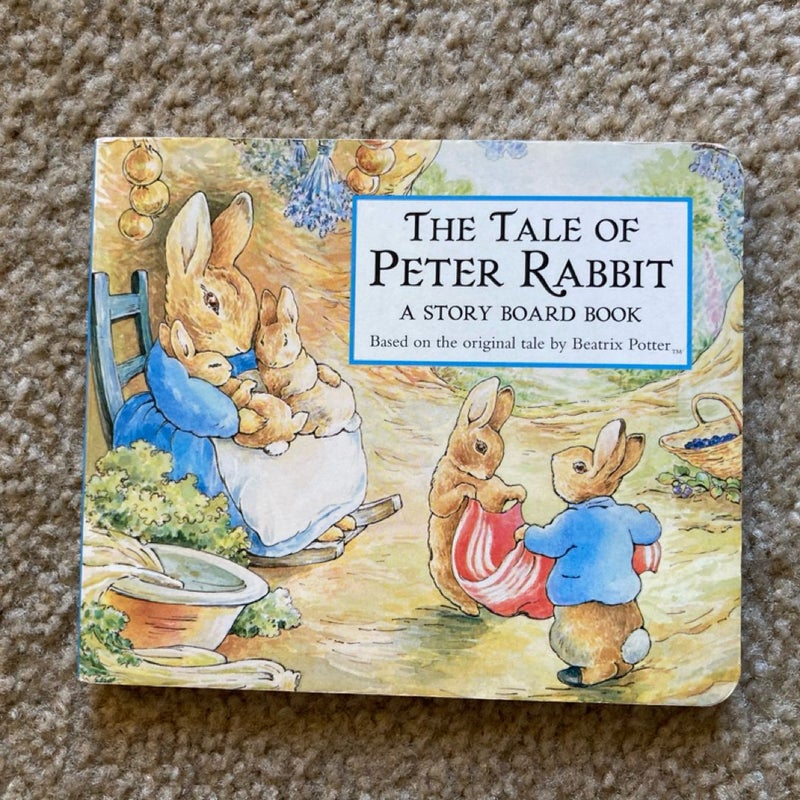 The Tale of Peter Rabbit Story Board Book, First Edition 1998