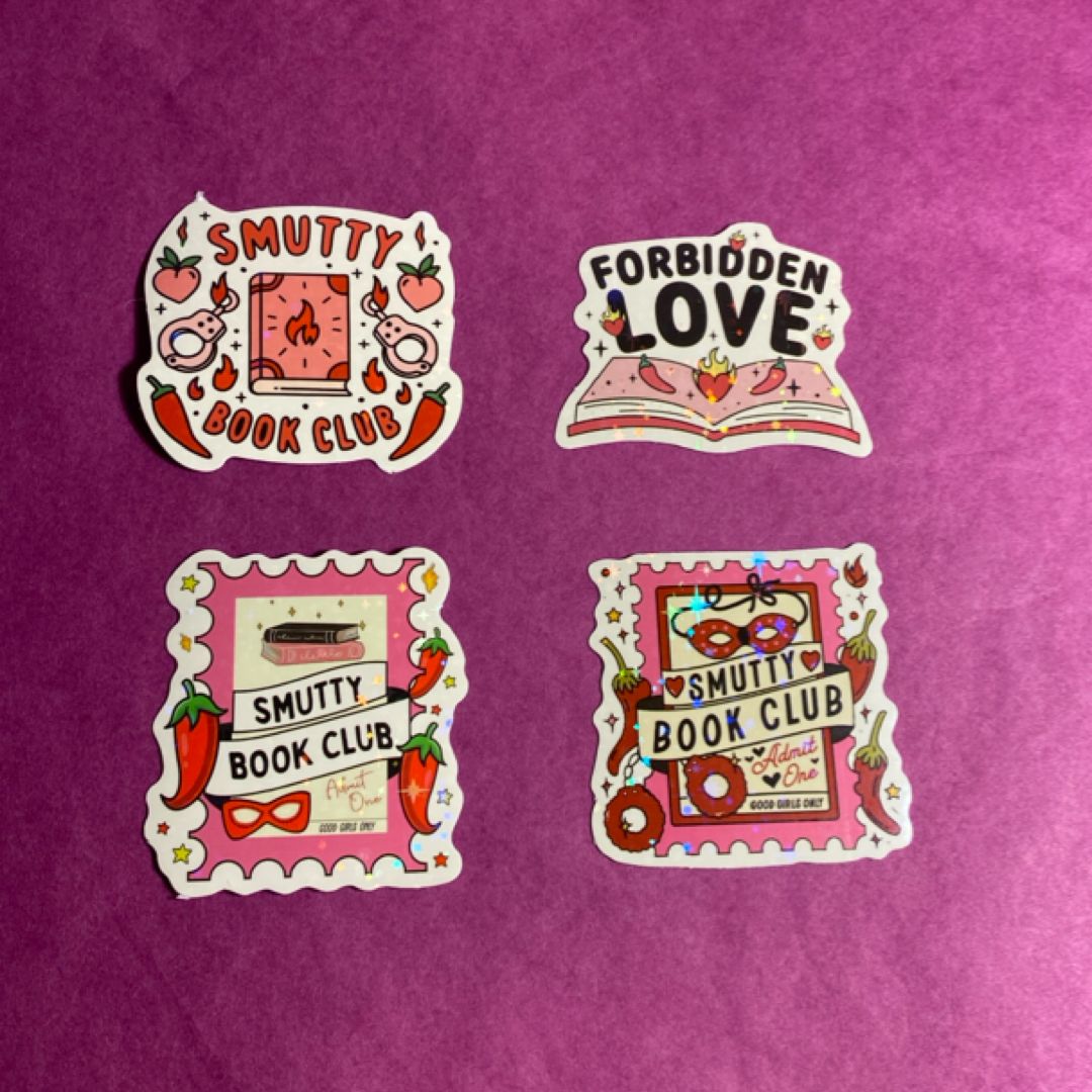 Spicy Book Club Holo Stickers