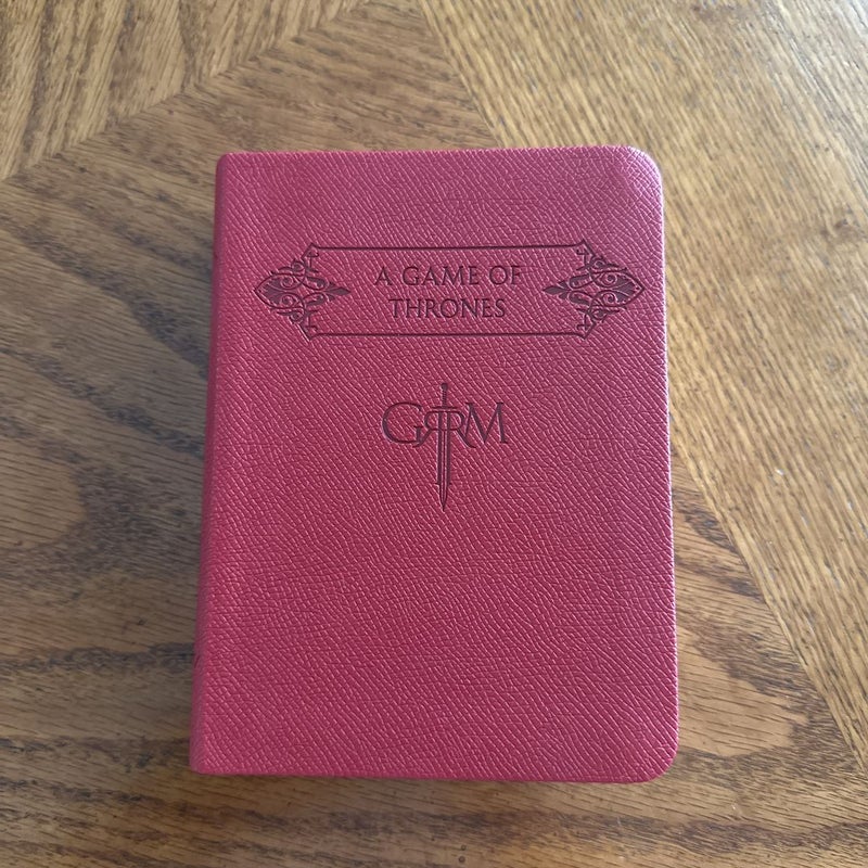 A Game of Thrones - Small Leatherbound