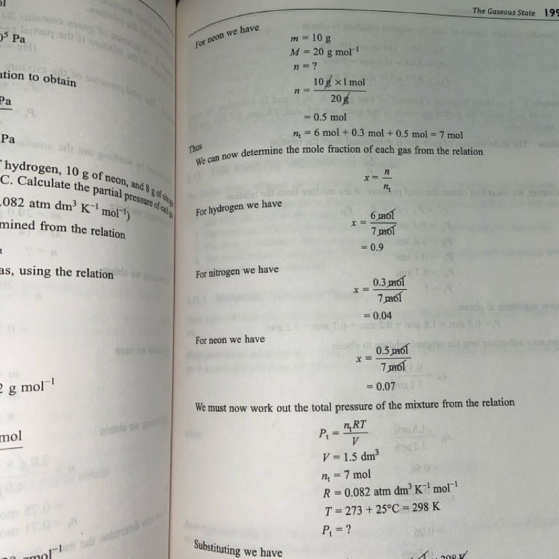 Calculations in Chemistry