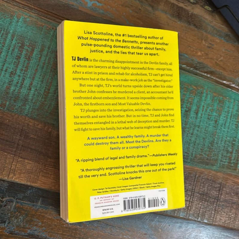 The Truth about the Devlins by Lisa Scottoline, Paperback | Pangobooks