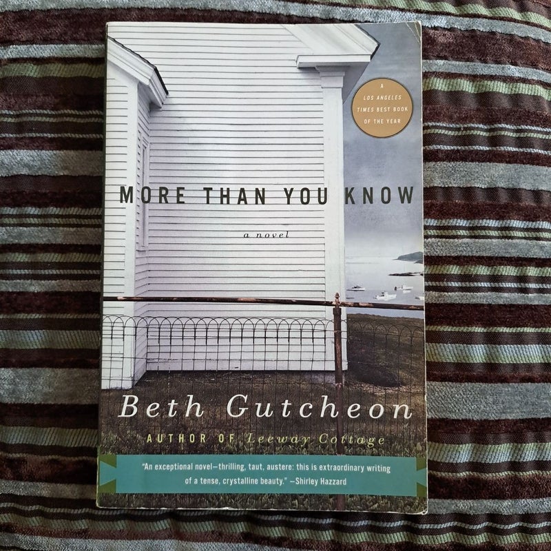 More Than You Know