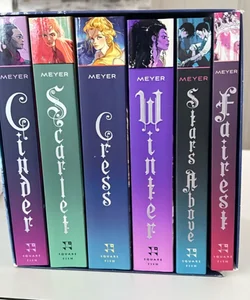 The Lunar Chronicles Boxed Set: Cinder, Scarlet, Cress, Fairest, Stars above, Winter