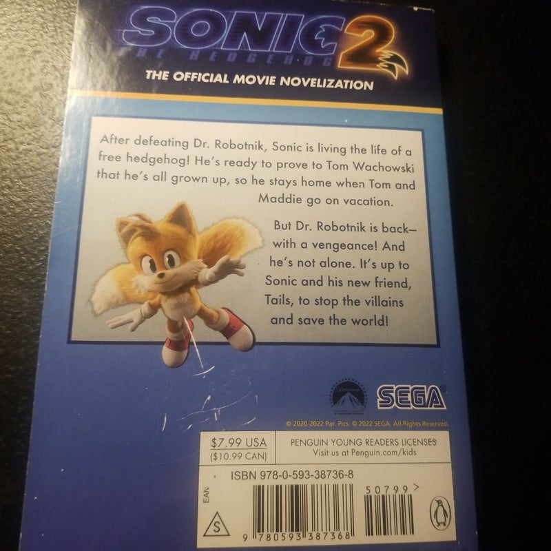 Sonic the Hedgehog 2: the Official Movie Novelization