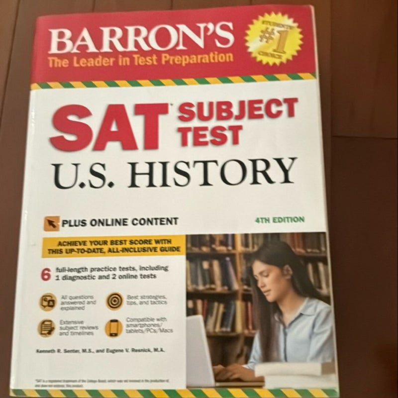 SAT Subject Test U. S. History with Online Tests