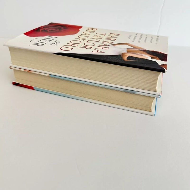 Barbara Taylor Bradford Book Bundle, 2 Books, House of Deravene