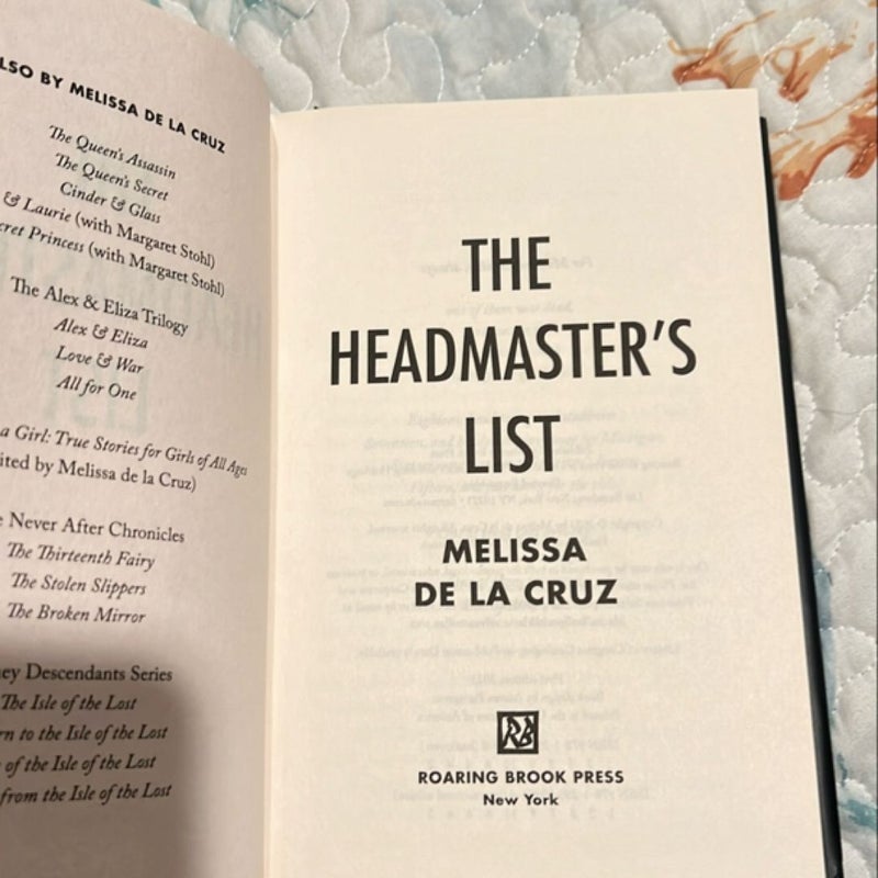 The Headmaster's List