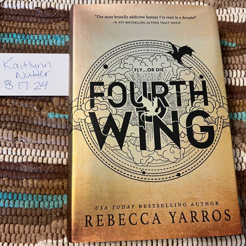 Fourth Wing first edition first print 