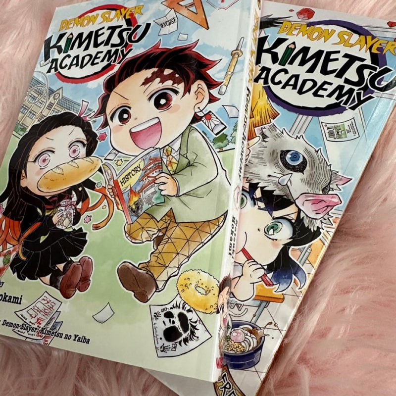 Demon Slayer: Kimetsu Academy, Vol. 1 & 2