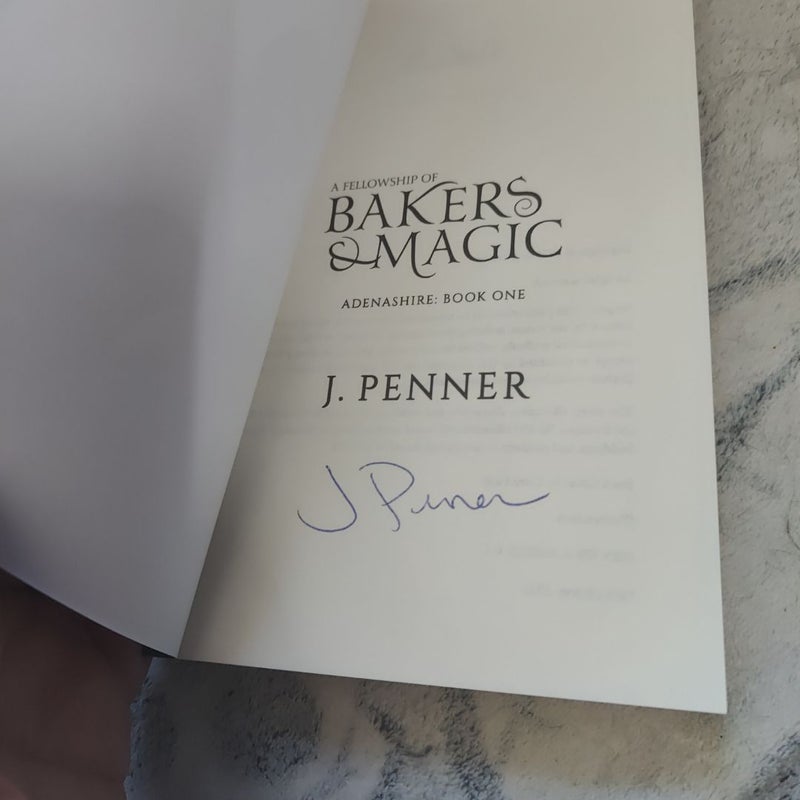 A fellowship of bakers and magic signed