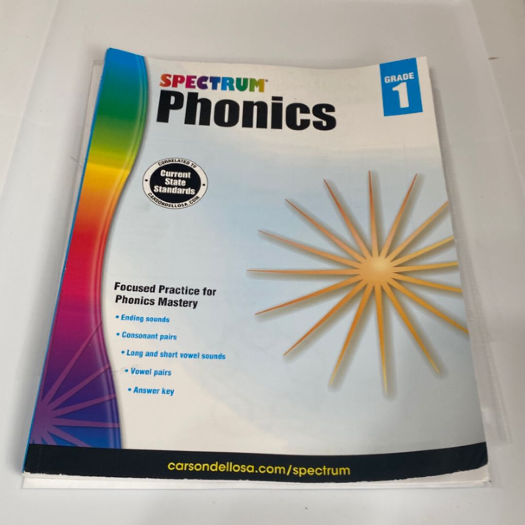 Spectrum Phonics, Grade 1