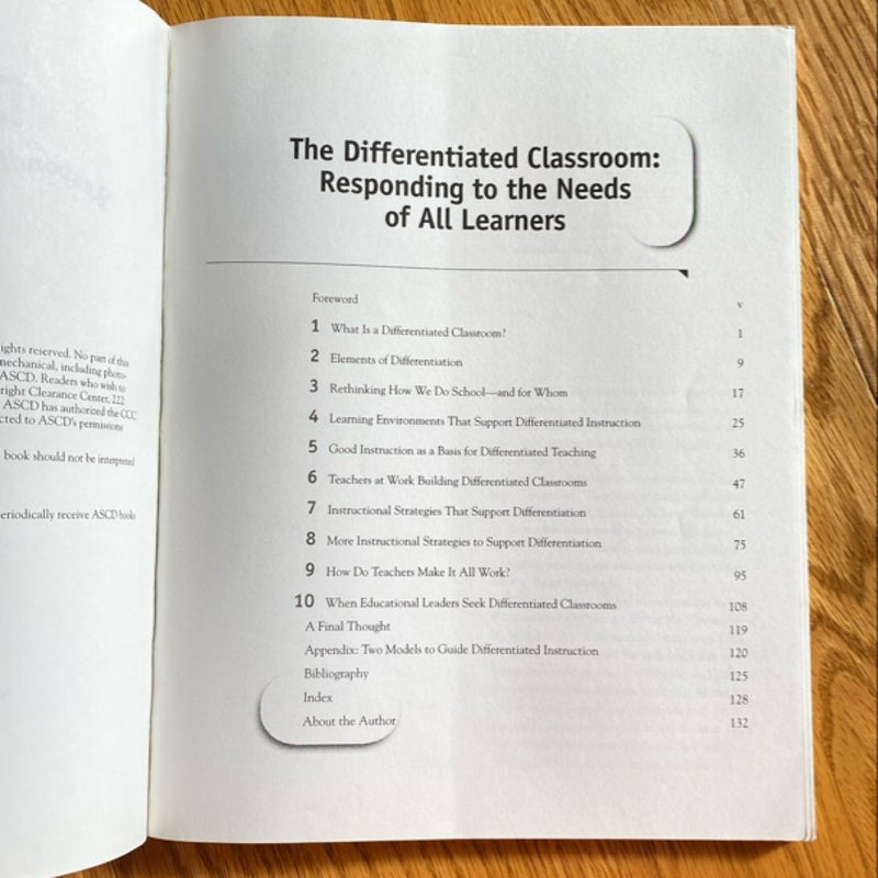 The Differentiated Classroom