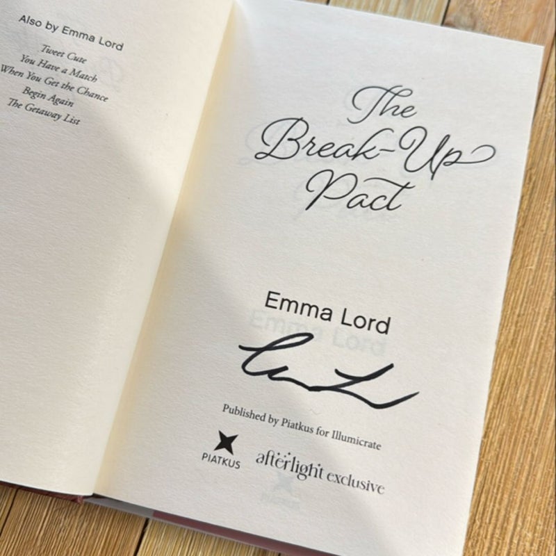 *Afterlight* The Break-Up Pact