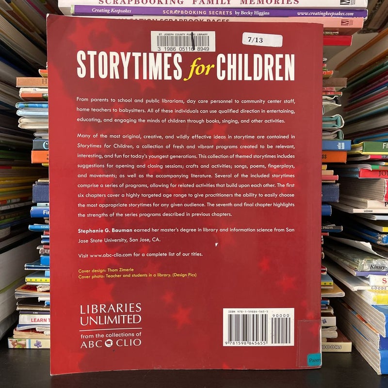 Storytimes for Children