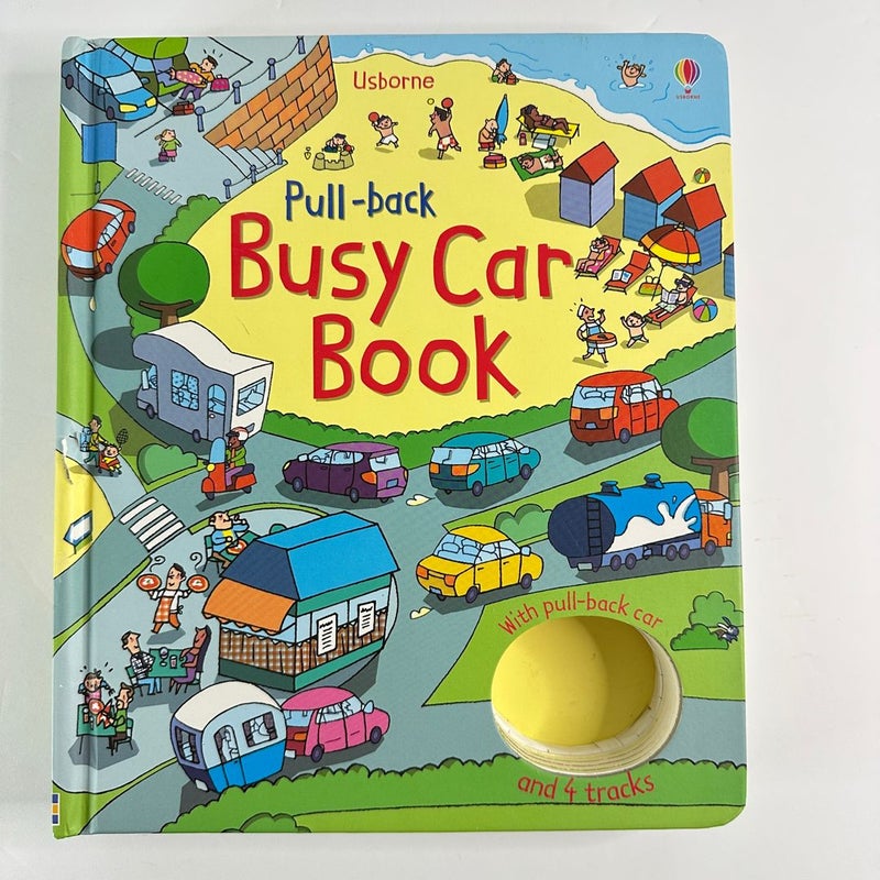 Usborne Pull-Back Busy Car Book-NO CAR