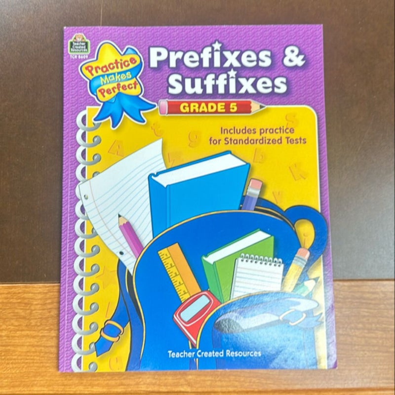 Prefixes and Suffixes Grade 5