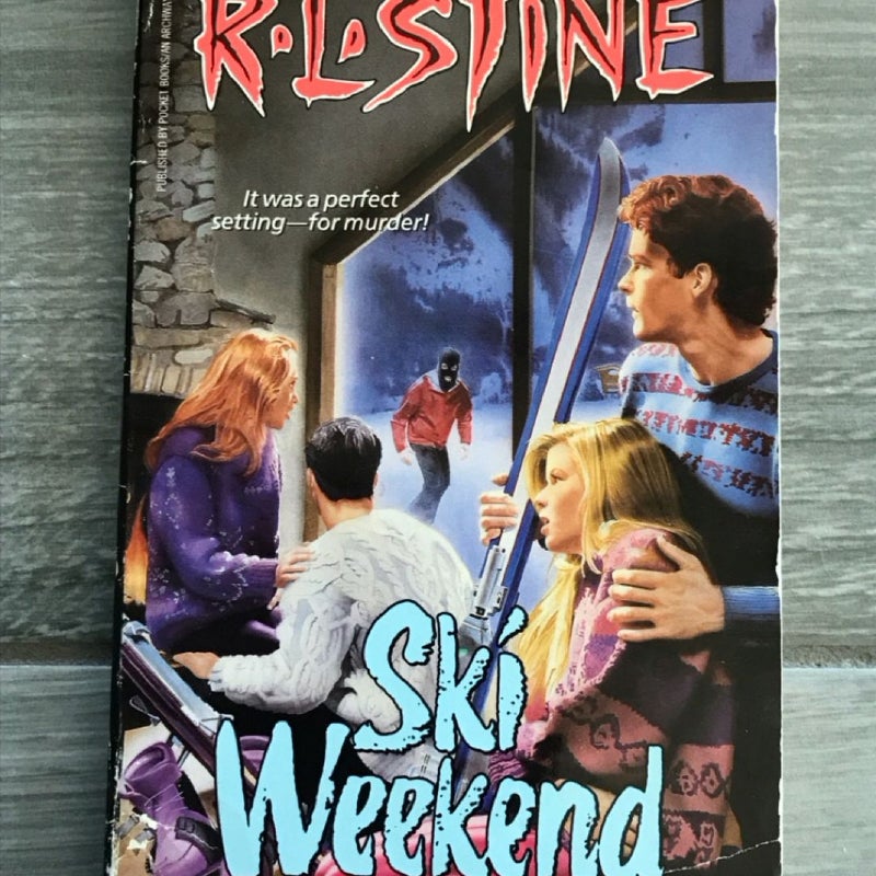 FEAR STREET R.L. STINE “SKI WEEKEND” VINTAGE Teen Horror, First Edition 1991