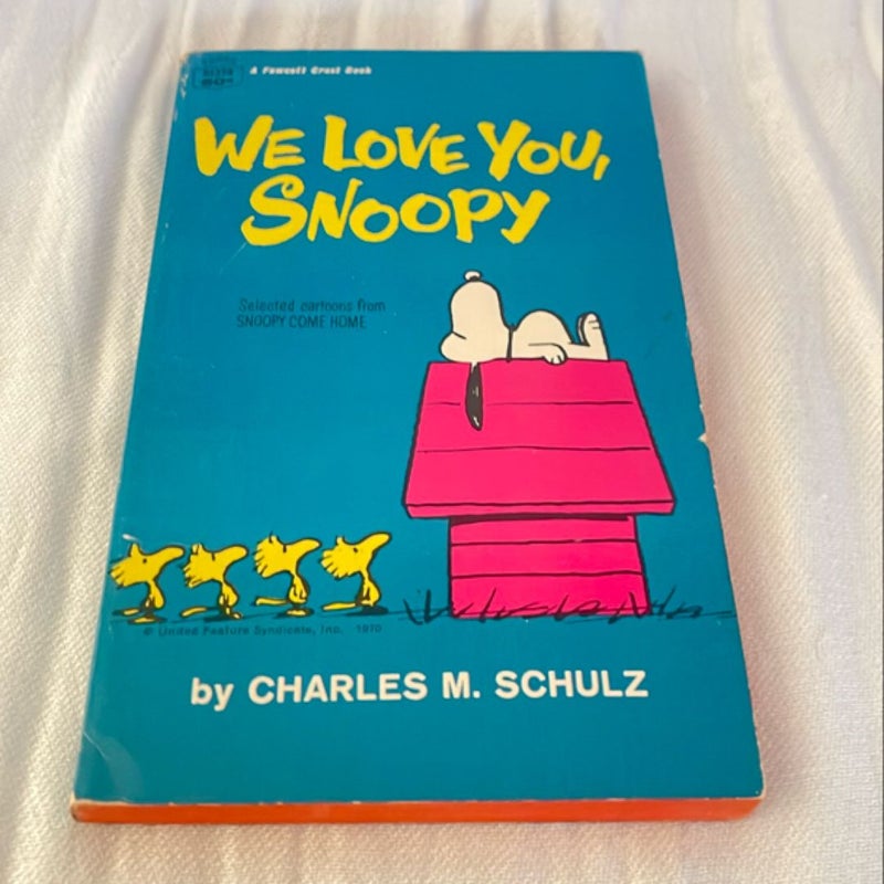 We Love You, Snoopy