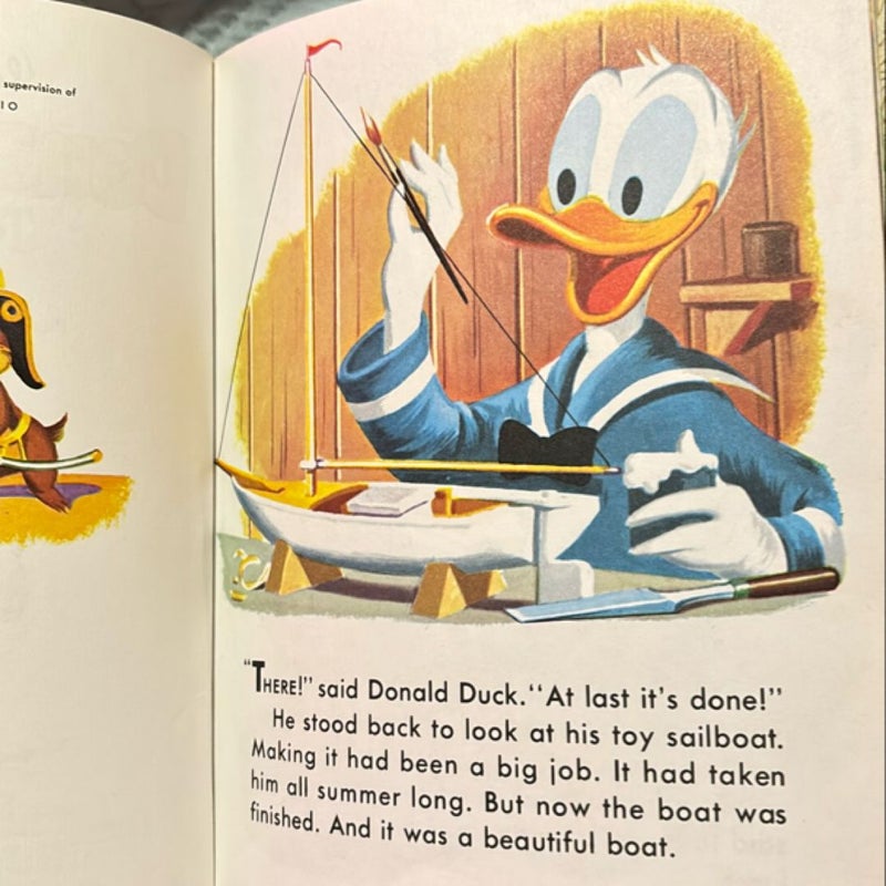 Donald Duck and Sailboat